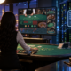 Editorial illustration of North American live dealer casino technology, studio tables, and digital gaming