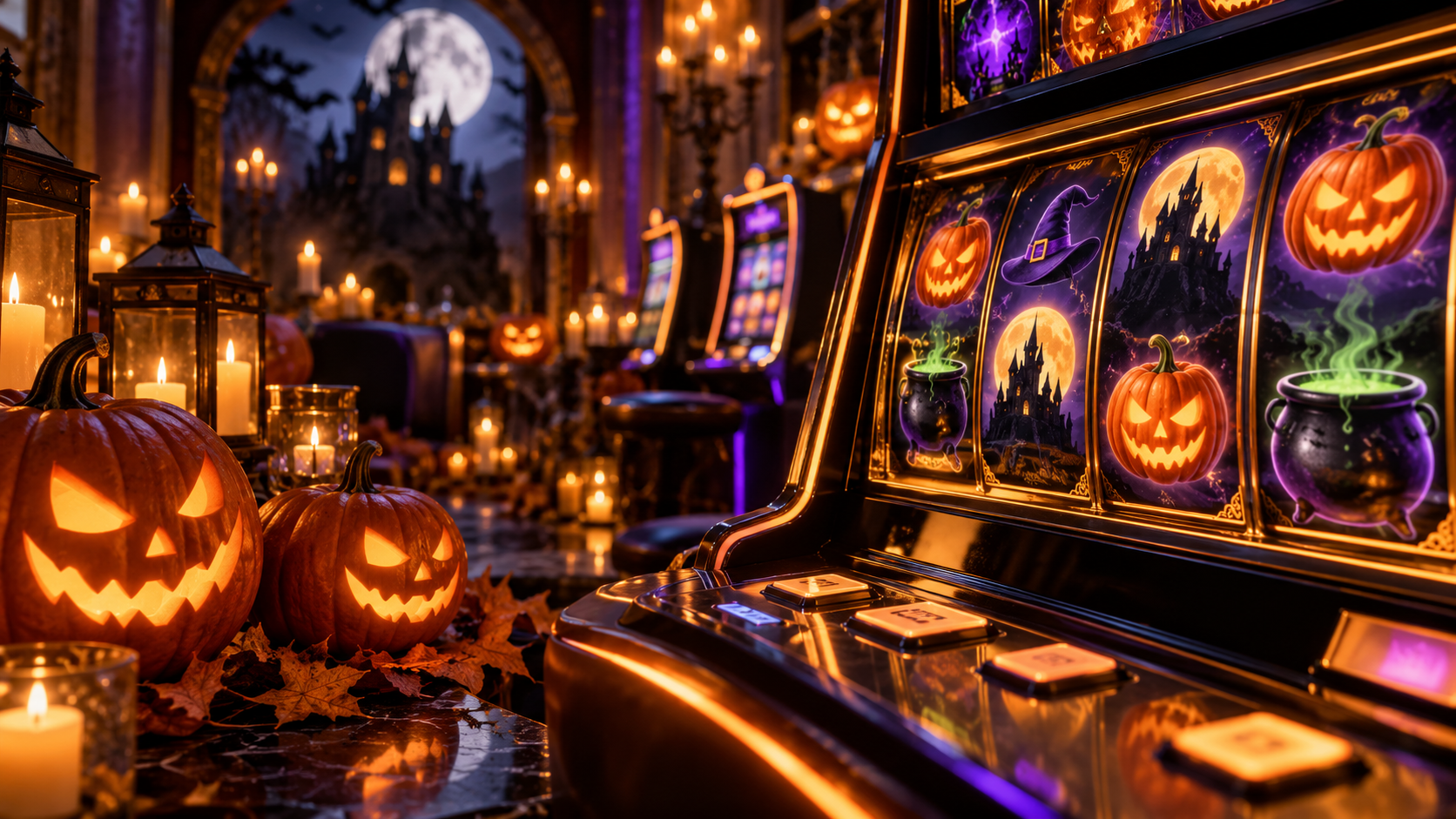 Editorial illustration for BetMGM Casino Halloween: LegendSCARY Adds Seasonal Online Content