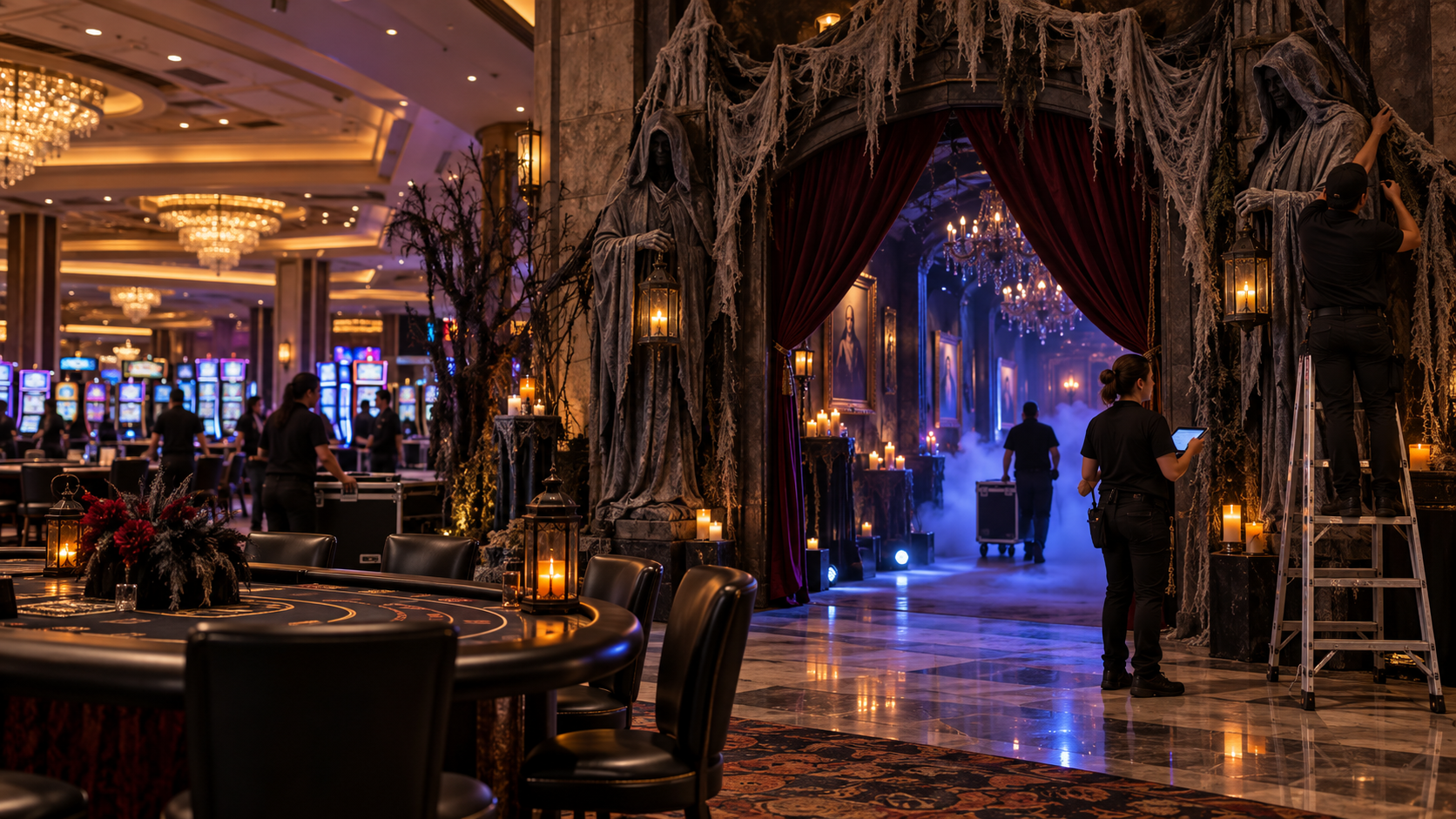 Editorial illustration for Hard Rock Sacramento Casino: Haunted Hall Gaming Area Set to Debut