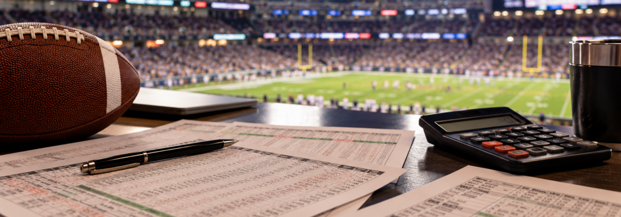 Editorial illustration for NFL Week 7 Betting Lines: Opening Numbers Set the Market Conversation