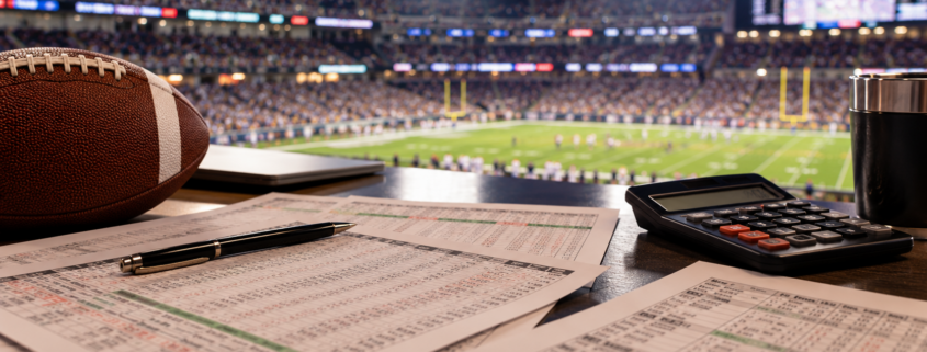 Editorial illustration for NFL Week 7 Betting Lines: Opening Numbers Set the Market Conversation