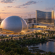 Editorial illustration for Sphere National Harbor Renderings Show a Venue Larger Than Its ‘Mini Sphere’ Label