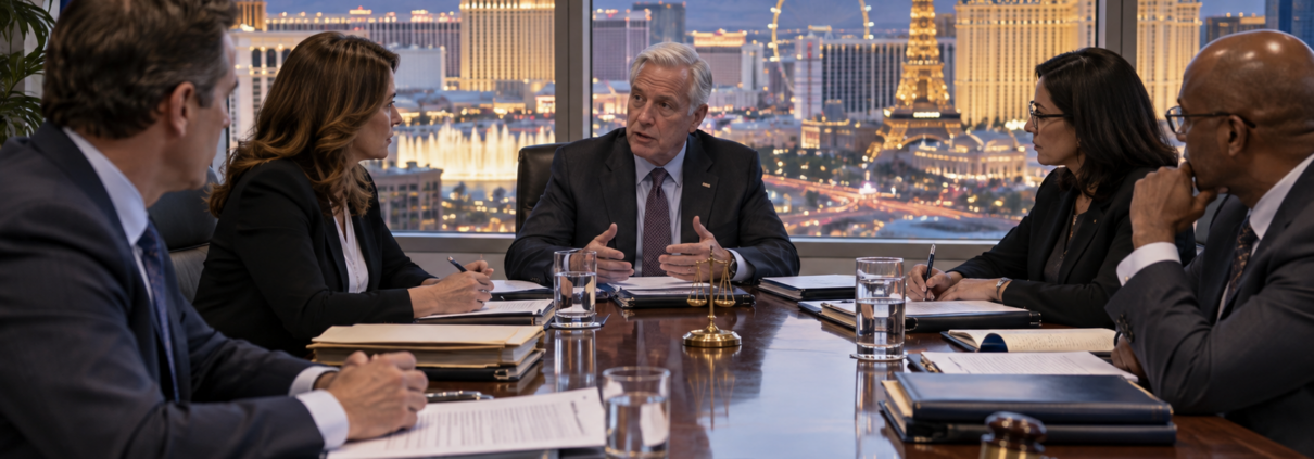 Editorial illustration for Nevada Gaming Regulations: Lombardo’s 900-Rule Claim Gets a Closer Look