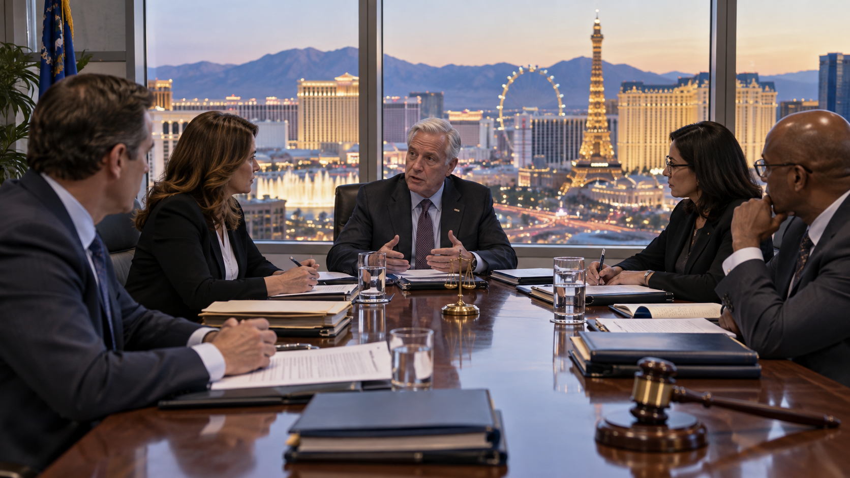 Editorial illustration for Nevada Gaming Regulations: Lombardo’s 900-Rule Claim Gets a Closer Look